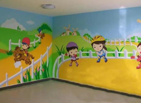 乐业幼儿园墙体彩绘制作流程及注意事项