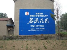 乐业农村墙体广告的长尾效应