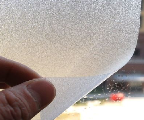 乐业玻璃门外面粘广告用什么材料好？